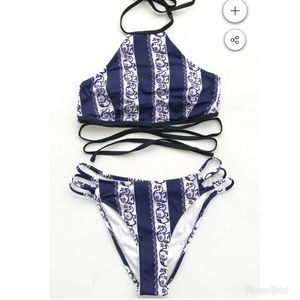 Cupshe Elephant Tie-Dye Bikini
